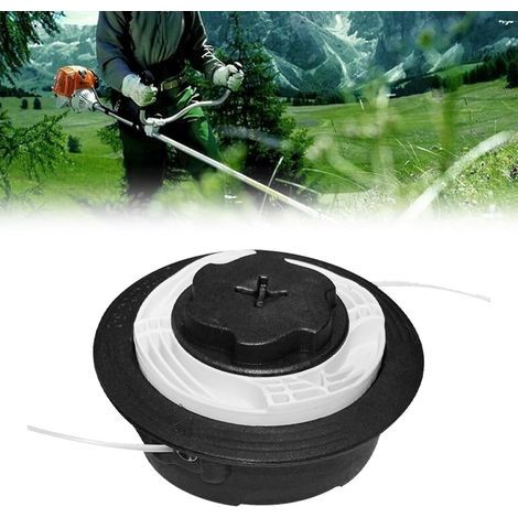 Tête de Débroussailleuse,Tete Debroussailleuse Univers,Tête Débroussailleuse avec Pommeau en Acier Robuste,C6-2 Tête de Coupe pour Stihl FS38 FS40 FS45 FS50 FSE60 FSE71 FSE81 FSA60R FSA86R FSB-KM (1/5)