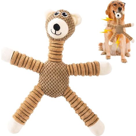 Peluches en forme d'ours pour chiens (1/4)