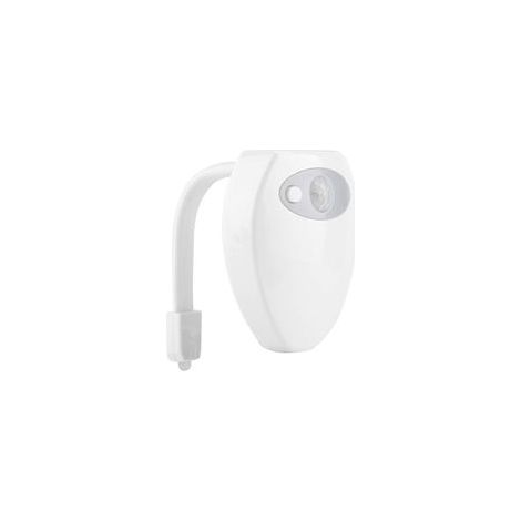 Toilettenleuchte, wiederaufladbare LED-Toiletten-Nachtleuchte mit USB-Anschluss, LED-Toilettenleuchte mit Bewegungsmelder, Lichtsensor, LED-Toilettenleuchte mit Sensor für Toilette und Badezimmer (1/5)