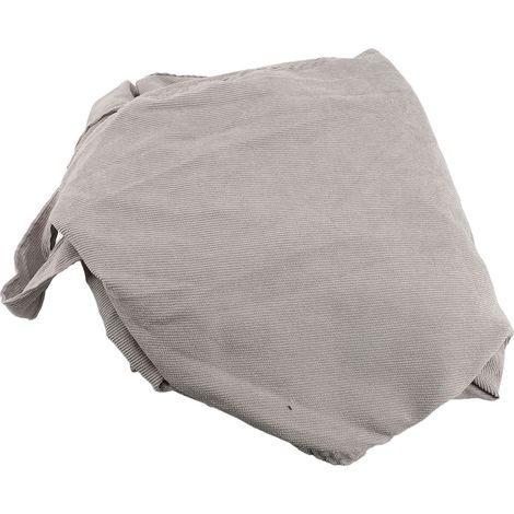 Housse de chaise en velours côtelé, pouf doux, rangement de jouets en peluche, canapé pour enfants, adultes, animaux domestiques, chiens, chats, gris clair (1/2)