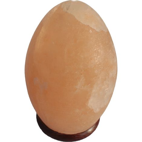 Oeuf de Lampe à Sel - Socle en Bois- Vendu par 1 (1/4)
