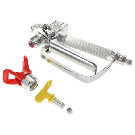 Pistolet à peinture sans air haute pression 3600PSI avec buse de pulvérisation 517 et protection de buse pour pulvérisateur à pompe Graco Wagner Titan et machine de pulvérisation sans air (1/5)