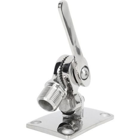 SALUTUYA Support d\'antenne VHF Boat Support de base de l\'antenne VHF de qualité marine 93 x 64 mm moteur bateau (1/5)