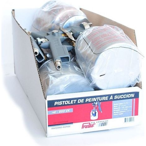 Pistolas de pintura - caja de 5 - concción 0,75 l de 1,5 m