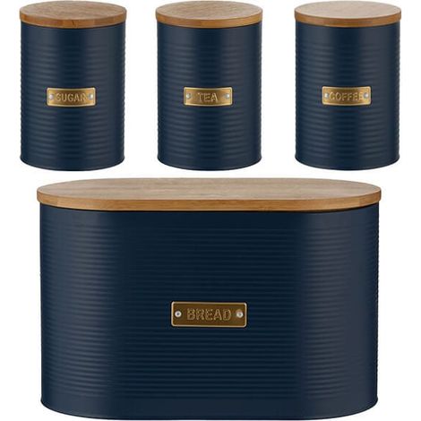 Typhoon Otto Navy 4 Piece Kitchen Storage Set (1/5)