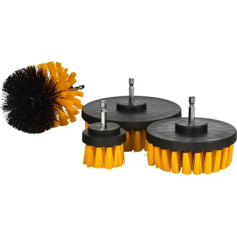 Juego de escobillas para taladro - 4 unidades. KD10995 (1/5)
