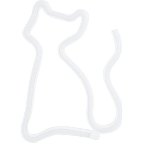 Veilleuse décorative innovante en forme de chat, au néon, pour la maison, les fêtes, les bars et les dortoirs. (1/5)