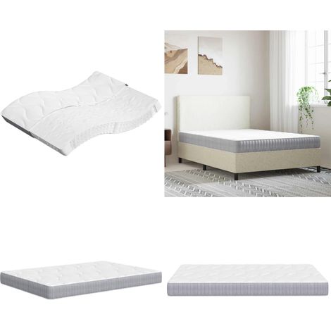 Matelas à ressorts ensachés moyen 140x190 cm - Matelas À Ressorts Ensachés - Matelas Confortable - Matelas Double - Matelas Bon Marché - Literie - Home & Living
