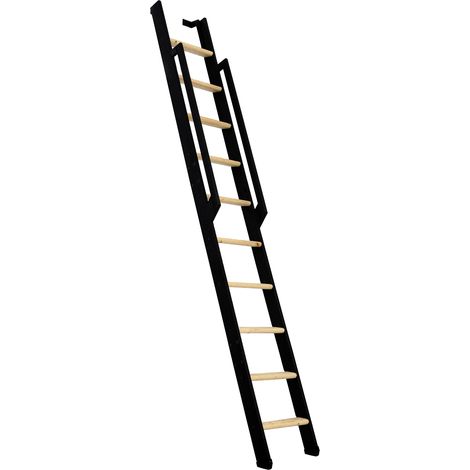 Minka Wangentreppe Strong 243cm max. Geschosshöhe Fichte schwarz