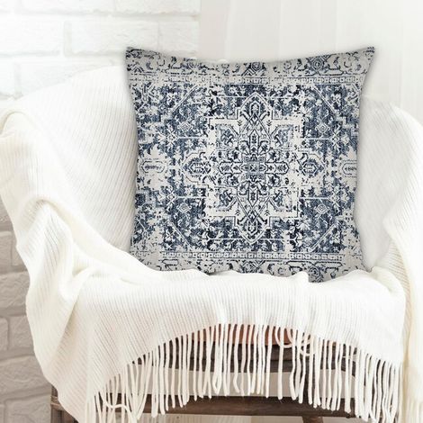 Housse de coussin carrée standard 45x45cm élégant pour mari femme anniversaire