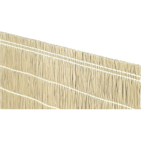 VERDELOOK Arella Raffy in Polipropilene Colore Beige Naturale 0,9x3m, per Recinzione Giardino, Terrazzo o Balcone (1/3)