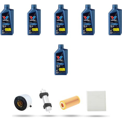 Kit tagliando 4 FILTRI e 6L OLIO compatibile con Audi A4 (B9,8W) 50 tdi 210kw dal 2018 (1/5)