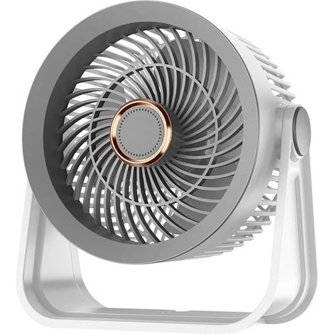 Ventilador de mesa，Ventilador inalámbrico，Ventilador de mano，Iluminación LED，5 velocidades，3 luces，11,7 x 22,5 cm (1/5)