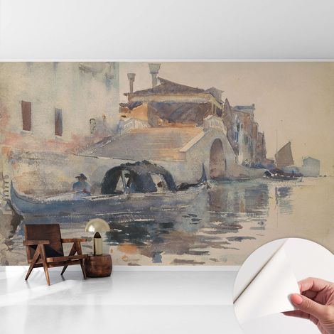 Carta da parati adesiva - lavabile - decorazione murale - per cucina - pellicola decorativa Armonia veneziana 416x254 cm (1/5)