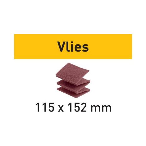 [JAMAIS UTILISE] Abrasif FESTOOL Vlies MD 100 VL/25 115x152mm (25 pièces) - 201115