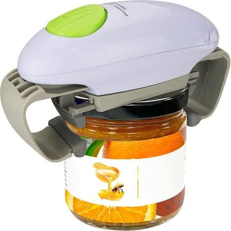 Ouvre-boîte électrique pour l'arthrite et usage domestique avec ouvre-bouteille (1/5)