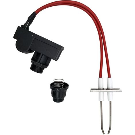 Allumeur double sortie pour piles AA avec double électrode d'allumage pour cuisinière, longueur du câble de 0,24 m (1/5)