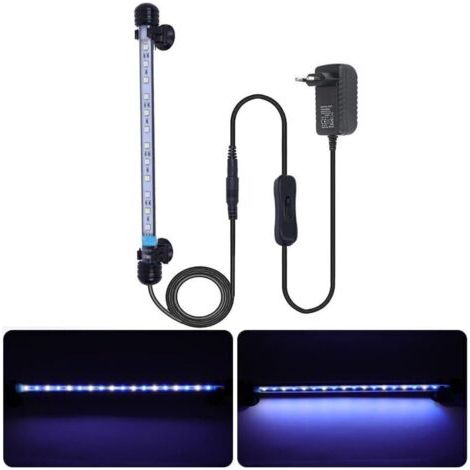 Lampe LED aquarium 28cm étanche – éclairage SMD 5050 haute luminosité – IP68 pour immersion complète – 12V 4W à 18W (1/5)