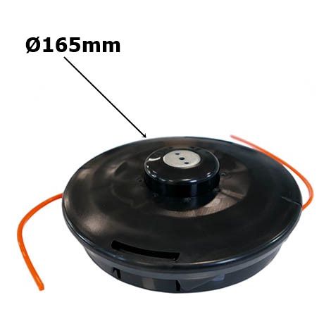 Echo – Tête de débroussailleuse semi-automatique 2 fils – Adaptateur 10 x 125 femelle gauche – Fil carré 3 mm – X047001121 (1/4)