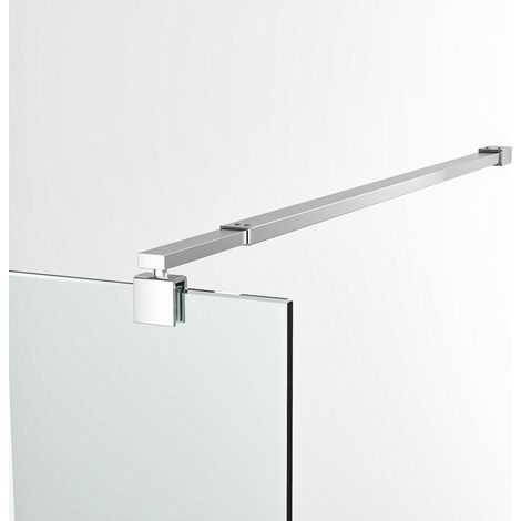 Haltestange Duschwand Stabilisierungsstange Dusche Stabilisator für Glasdicke 8-10 mm Dusche Duschwand Duschabtrennung Edelstahl 73-120cm