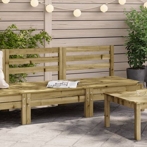 2 pcs Canapés de jardin,Canapé d'extérieur,Sofa de jardin sans accoudoirs bois pin imprégné CFW30742 (1/5)