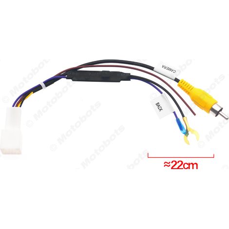 Compatible with Subaru XV 8Pin camera rearview camera with step-down switch and Forester 8P car rearview camera reversing cable (1/4)