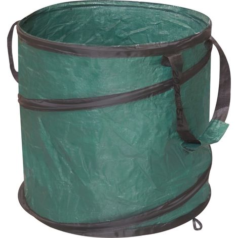 STI Sacco 1 x 85 Lt POPUP Automatico Giardinaggio Rifiuti Giardino Professionale Antistrappo Con Manici Ripiegabile Polietilene 100gr/mq
