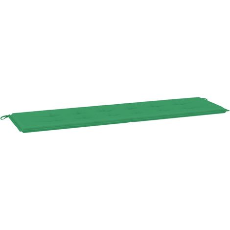 Coussin de banc de jardin，Coussin d'extérieur vert 180x50x3 cm tissu oxford CFW180089 (1/5)