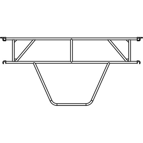 Euroline Sicherheitsgeländer 2,85m