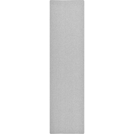 Tapis de salon Style Moderne - Tapis de couloir Gris clair 80x300 cm BV369363 - BonneVie (1/5)