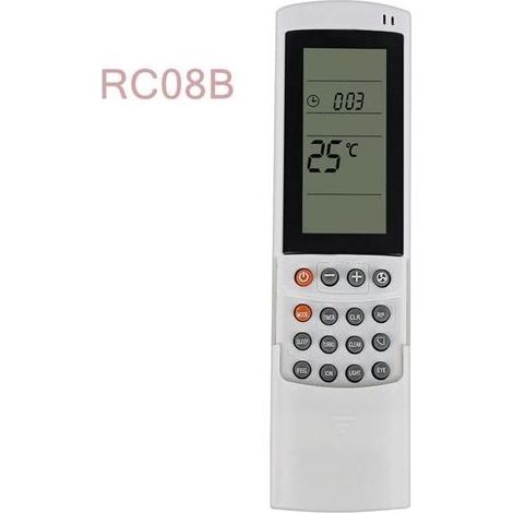 Convient pour la télécommande infrarouge du climatiseur Airwell/Electra/Geli, RC08B (1/5)