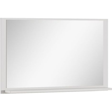 Badplaats Specchio Bravos 80 cm - Bianco - Specchio da Bagno con Mensola (1/3)