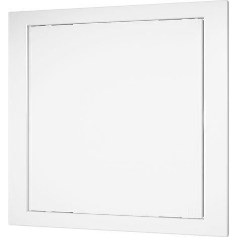 Couvercle de registre en plastique – Crochet intégré – Résistant pour installations électriques et plomberie – Dimensions 30x30cm