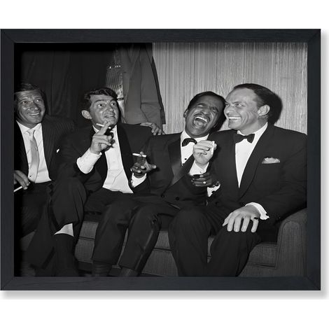 Affiche Rétro - Artiste Musicien Noir Et Blanc - Pour Bureau Ou Salon - 28 X 35,5 Cm Sans Cadre (1/5)