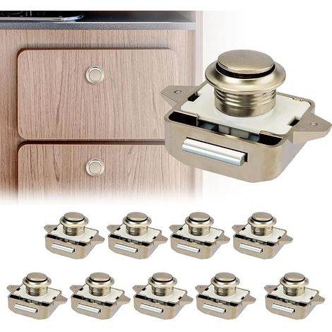 Keyless Push Button Cabinet Latch (1/5)