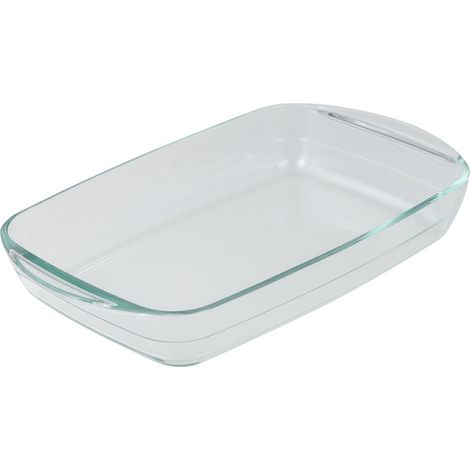 Fuente rectangular de vidrio de borosilicato, para horno, experto, 2 l, 32,5 x 20,2 x 5,2 cm