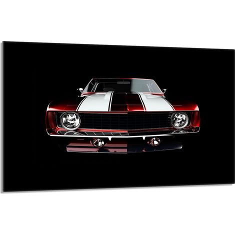 Plaque de protection en verre pour le poêle 80x52 Auto (1/5)