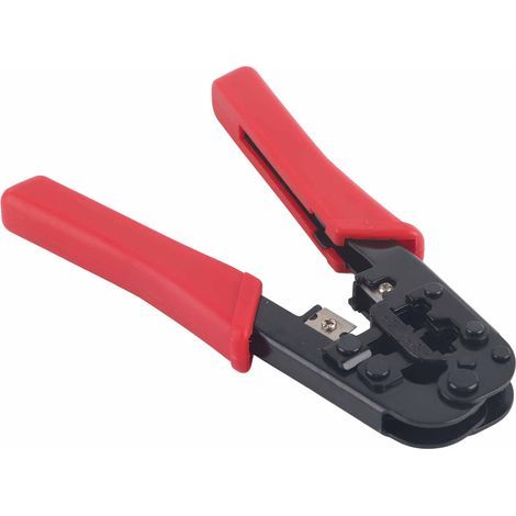 Pince à sertir, dénudeur de fil en acier à haute teneur en carbone, outil de sertissage de câble pour connecteur de télécommunication (1/5)