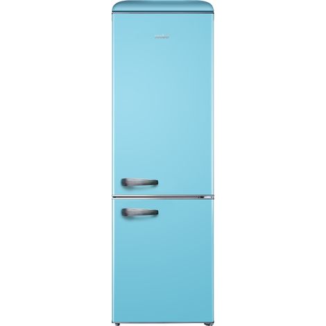 Sauber SERIE 5-RETRO AZUL - Frigorifico Combi E Alto 192 Cm Ancho 60 Cm Azul