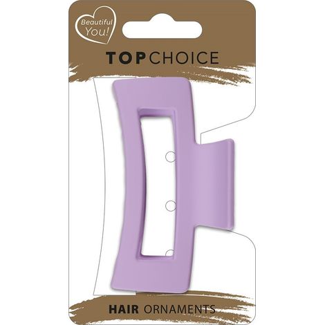 Pince à cheveux TOP CHOICE L - Nœud mat (20193) 1 pièce - couleurs assorties
