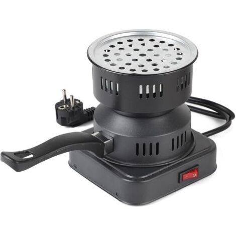 Allume-charbon Portable 450-600 W de Bois Électrique 14 cm x 12,5 cm x 15 cm avec Poignée de Transport pour le Camping, la Cuisine (1/5)