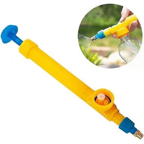 Gardening Watering Sprayer Beverage Bottle Watering Can High Pressure Small Manual Pressure Adjustable Spray Head (1/5)