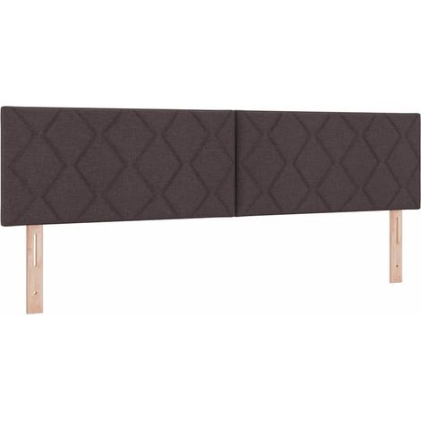 Maison Exclusive - Kopfteil Dunkelbraun 180 cm Stoff (1/5)