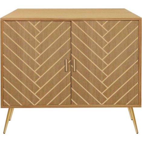 Signes Grimalt Meubles de meubles auxiliaires Meubles auxiliaires bruns 71x30x80cm 26714 (1/2)