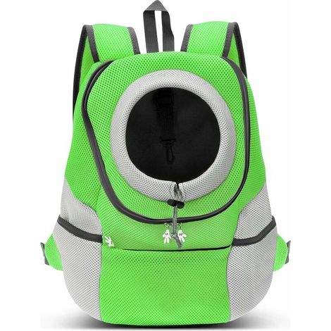 Sac à Dos pour Chien Portable et Confortable Sac de Transport Animaux Chien Réglable Voyages Randonnée Sac à Dos pour Animaux Chat Petit Chien Sac à Bandoulière (1/5)