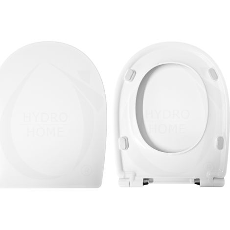 Copriwater Grace Globo termoindurente bianco Soft Close Sgancio Rapido
