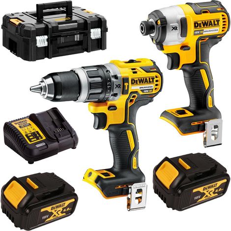Ensemble COMBO DCD796 + DCF887 2x4Ah DEWALT DCK266M2T (1/2)