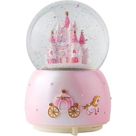 Boîte à musique, carrousel de cristal, licorne tournante, boîte à neige (1/4)