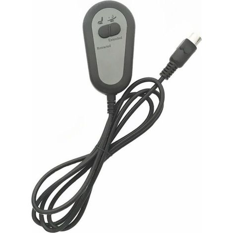 Télécommande pour fauteuil électrique repliable et fauteuil montant – interrupteur manuel à 2 boutons et 5 pôles, compatible avec la plupart des modèles vendus en France