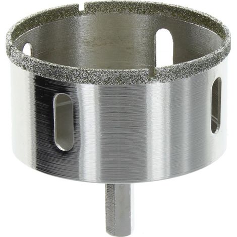 Diamant Bohrkrone 6-Kant Ø 68 mm Keramik Nassschnitt Fliesenbohrer Glasfliese